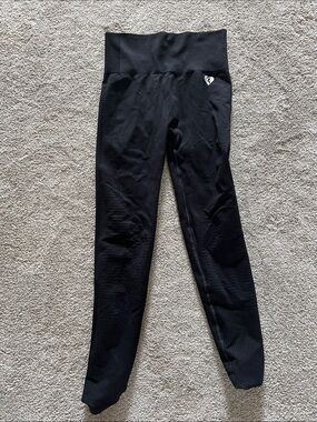 High-Waist Black Seamless Leggings